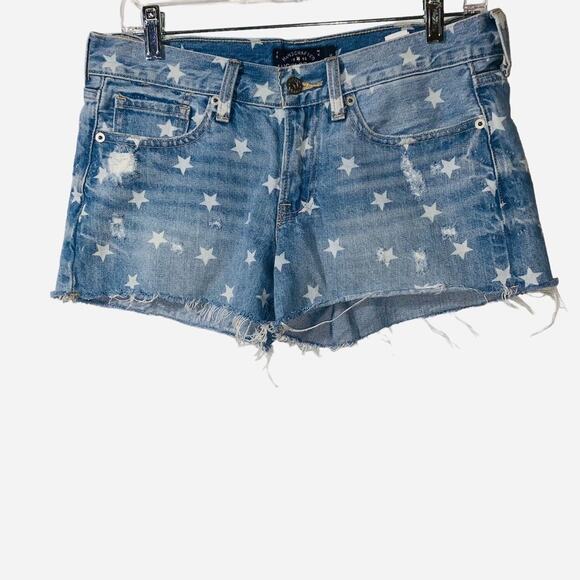 Lucky Brand The Cut Off Star Print Shorts 2/26 - Picture 1 of 8